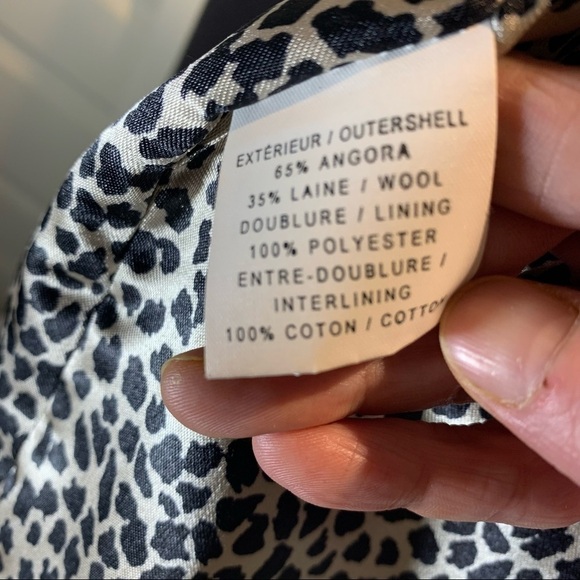 𝅺Hilary Radley Brown Angora Wool Coat Sz 8 Classic Neutral Lined Jacket - Picture 11 of 13